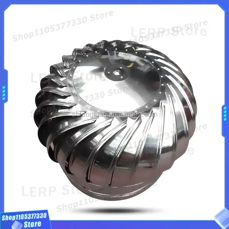 Stainless Steel Roof Ventilation Fan Non Electric Turbine Wind Driven Exhaust for Warehouse Factory Direct Sale Industrial