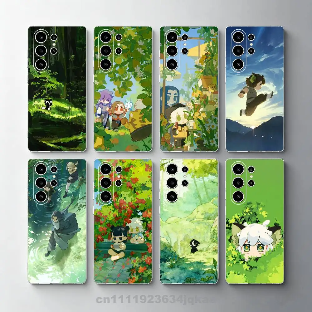 Luo X-Xiaohei Phone Case for Samsung Galaxy A73,23,53,33,14,24,13,72,22,52,32,54,A34 Soft Cover