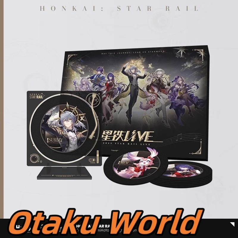 

In Stock Otaku Honkai Star Rail 2025 Commemorative gift box Sunday Castorice Herta Acheron Dr. Ratio Jingyuan Cosplay Costume