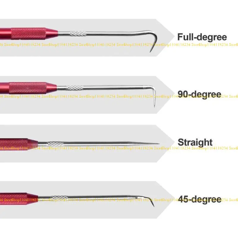 P9FB 2Pcs Automotive O-Rings Puller Hook and Pick Seal Disassembly Tool Set