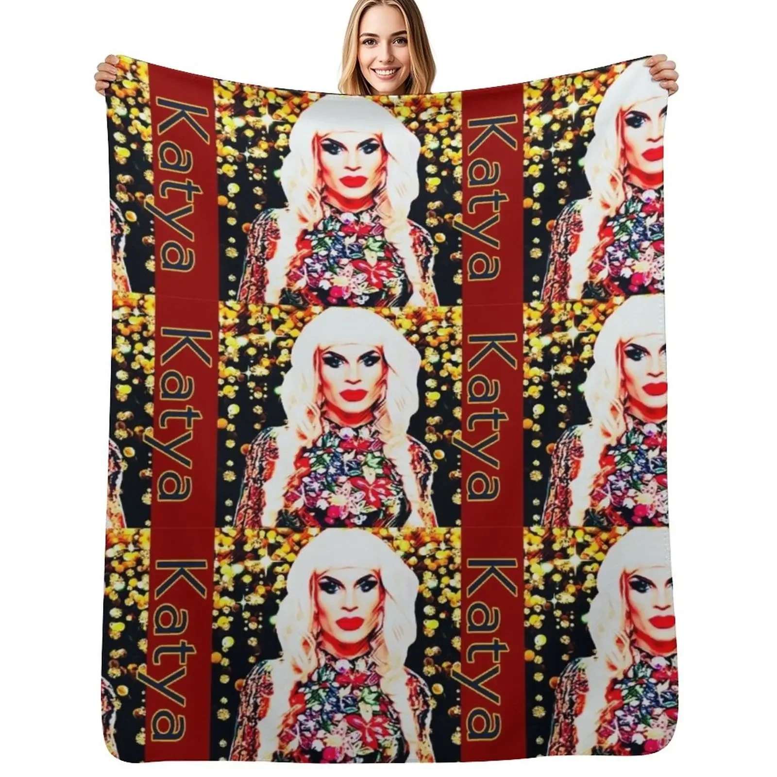 

Katya Tribute 2 Throw Blanket anime Bed linens for winter Blanket