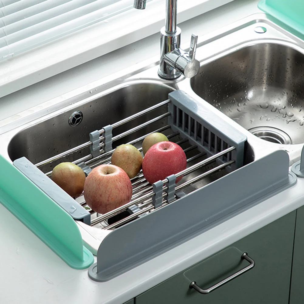 Silicone Sink Splash Baffle Guard Sink Back Splash Dish Washing Baffle Board Reusable For Kitchen Countertop