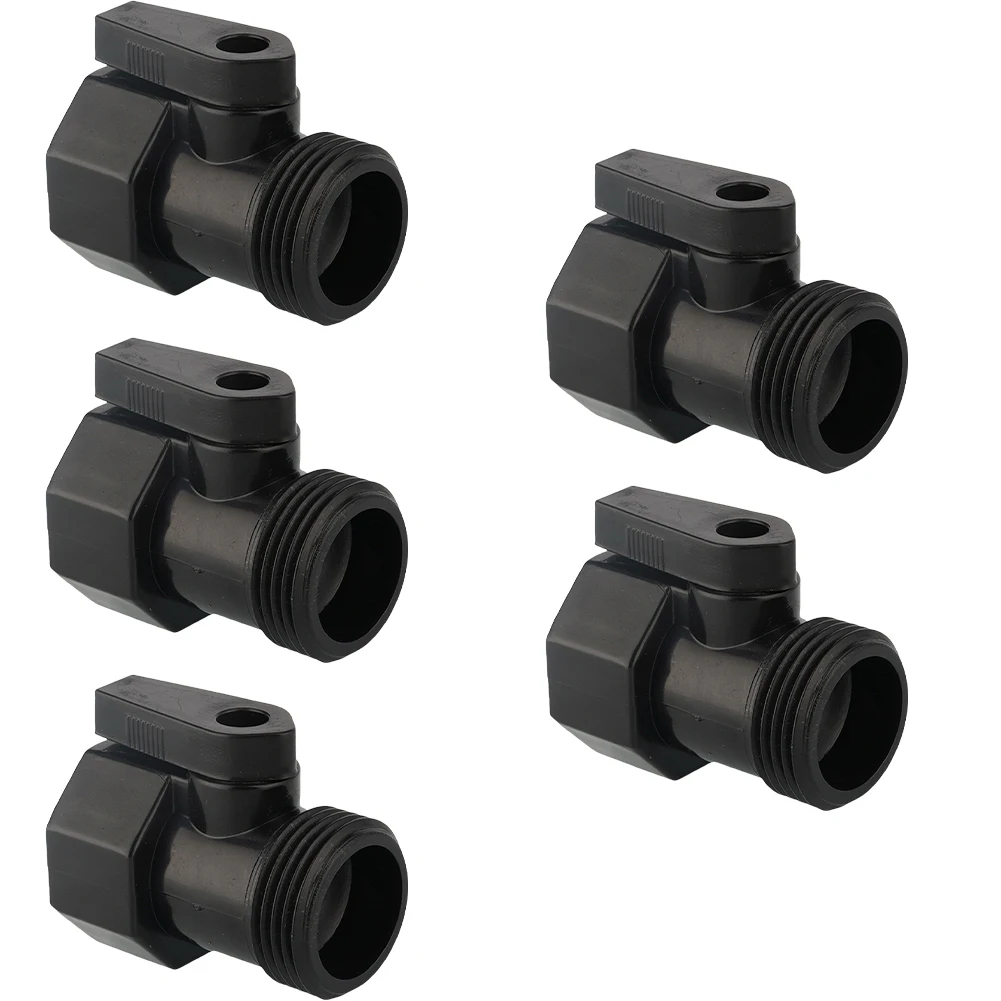 

Шаровой клапан Пластиковый садовый шланговый клапан, совместимый со стандартными шлангами Легкий строительный садовый шланг отключения