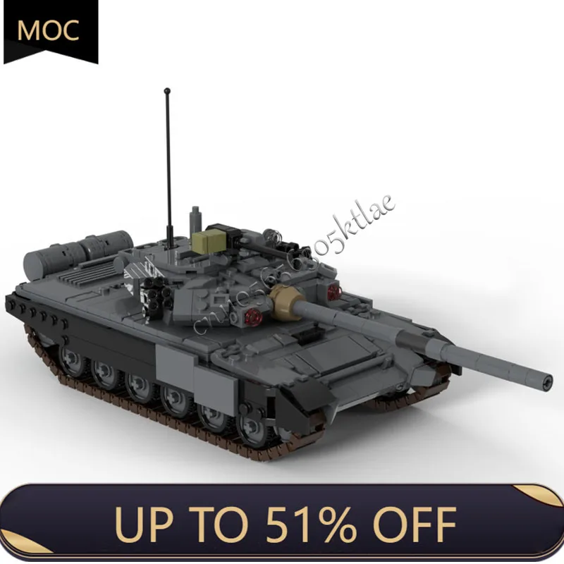 703 Parti MOC T-90A Esercito Carro Armato di Battaglia Principale Modello Building Blocks Set Fai Da Te Tecnologia di Montaggio Giocattoli Per Bambini Regali Di Natale Popolari