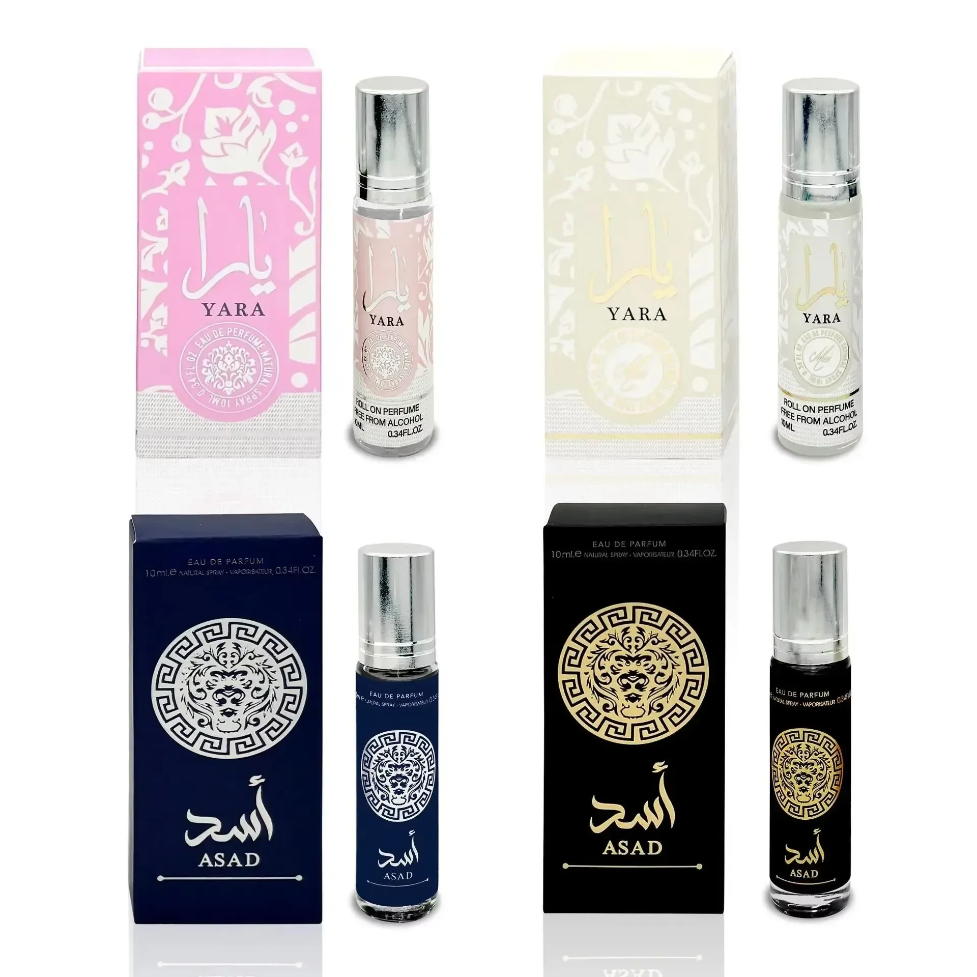 YARA Roll On Perfume Oil 10ML By Ard Al Zaafaran for unisex 0.34oz/3.4oz Lattafa Yara Perfume Samples Long-lasting fragrance