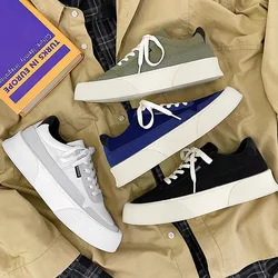 Spring Autumn Men Fashion Sneakers Casual Canvas Skateboard Shoes 2023 New Designer Brand Trend Shoes