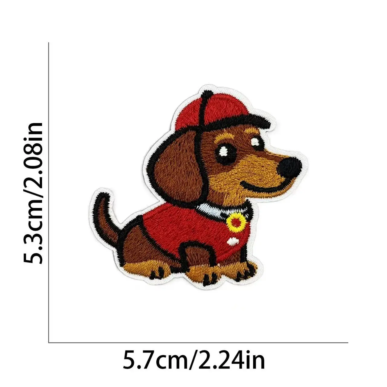 Cut Animals Cat Dog Embroidery Iron On Patch DIY Decoration Patch With Hot Melt Adhesive Embroidery badge