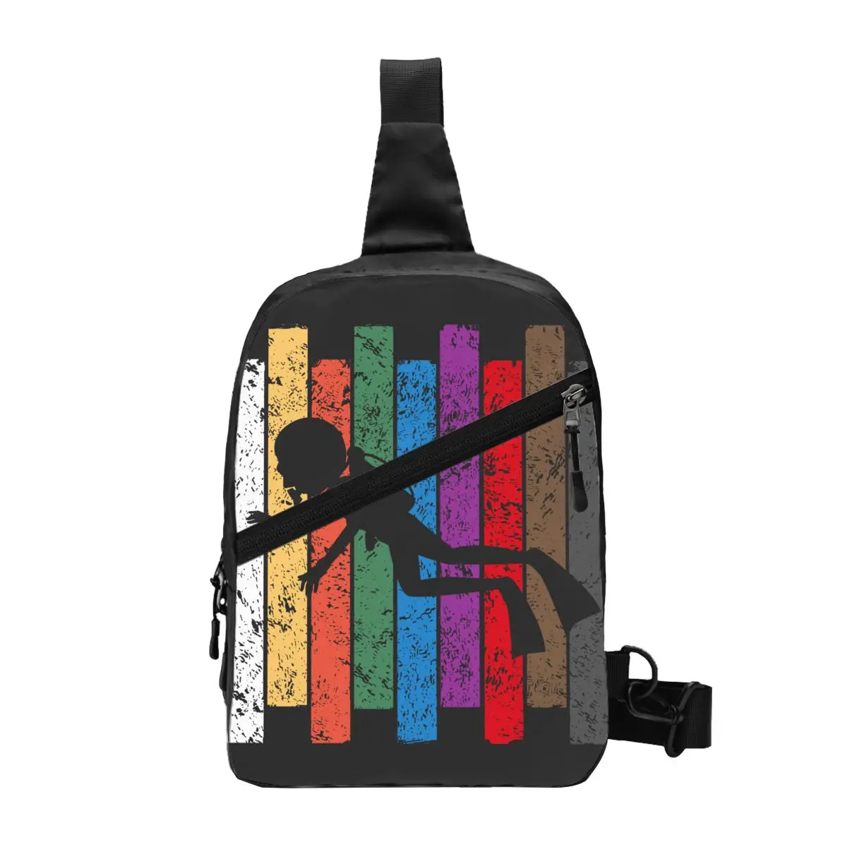 

Custom Casual Scuba Diving Sling Bag for Traveling Men Dive Sport Crossbody Chest Backpack Shoulder Daypack