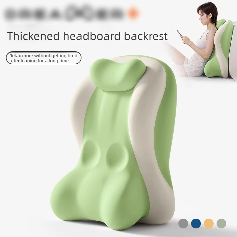 Almohada para lectura y juegos en la cama, cojín decorativo, cojín de suelo, cojín para reposacabezas, soporte para el cuello