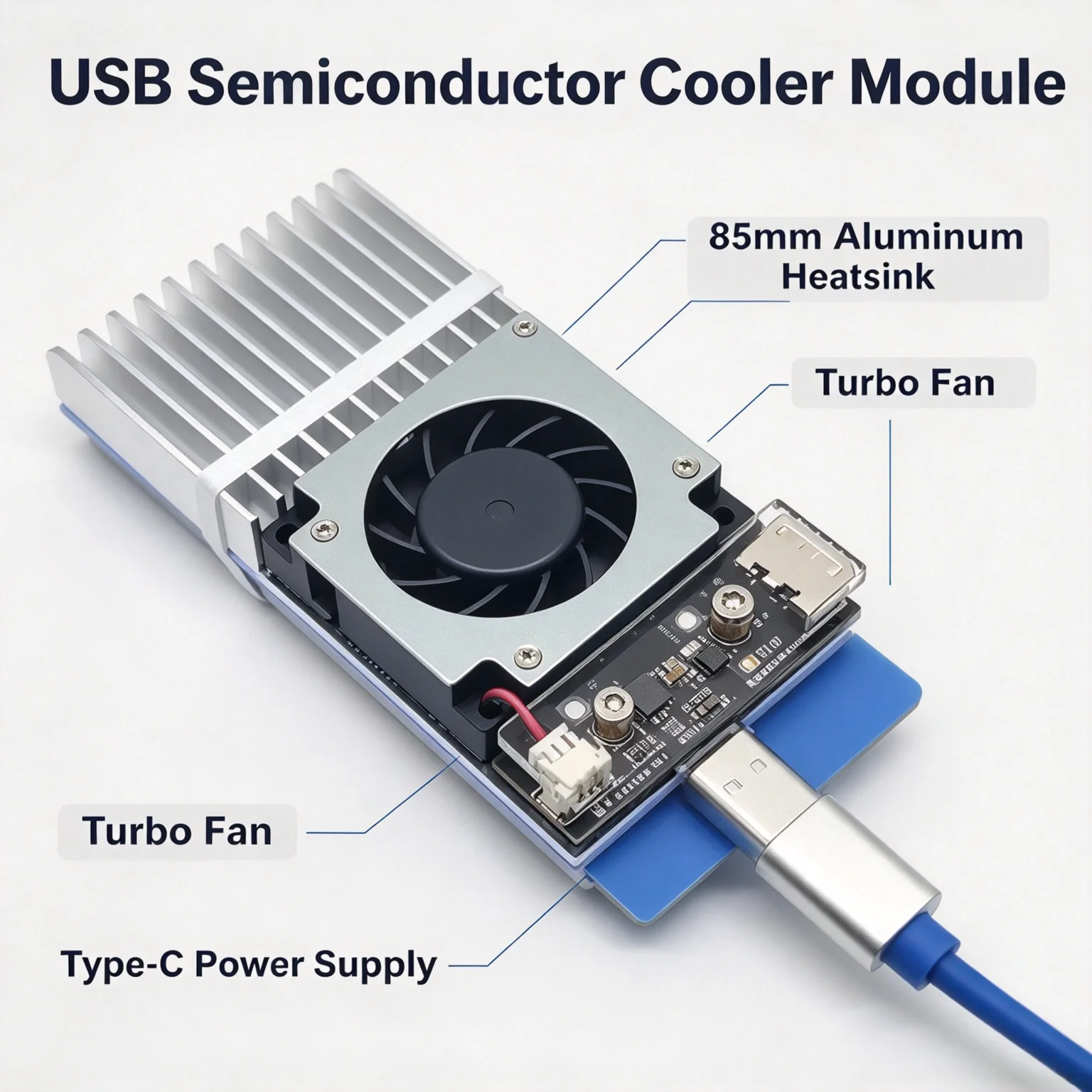 U8 Radiator Portable Wifi Air-cooled Radiator Ultra-thin Aluminum Alloy Typec Cooling Fan 5V