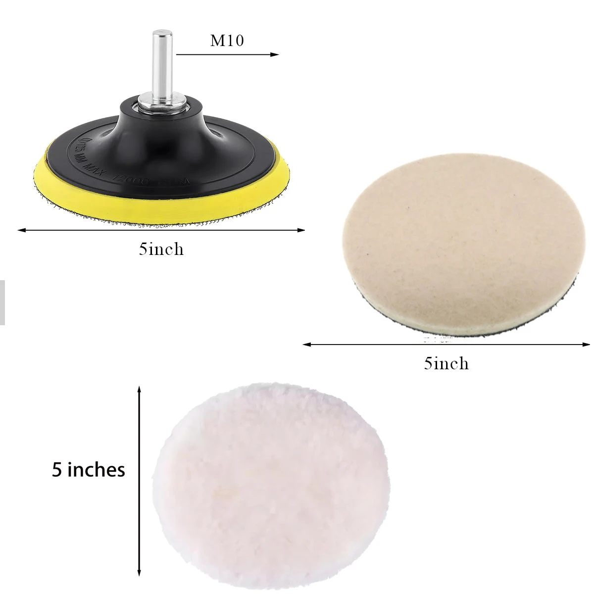 5 Inch Wool Polishi… - image