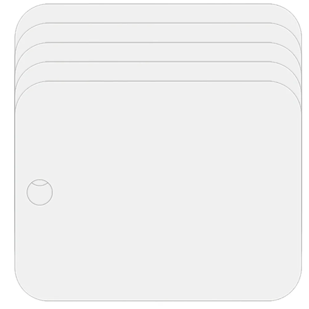 

5Pcs Rectangle Acrylic Bathroom Wall Mirror DIY Decal Scratch Resistant Safe Material DIY Wall Decal Mirrors for Home