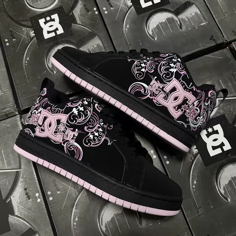 Unisex High Quality Leather Sports Casual DC Shoes Breathable Lightweight Office Walking Trendy