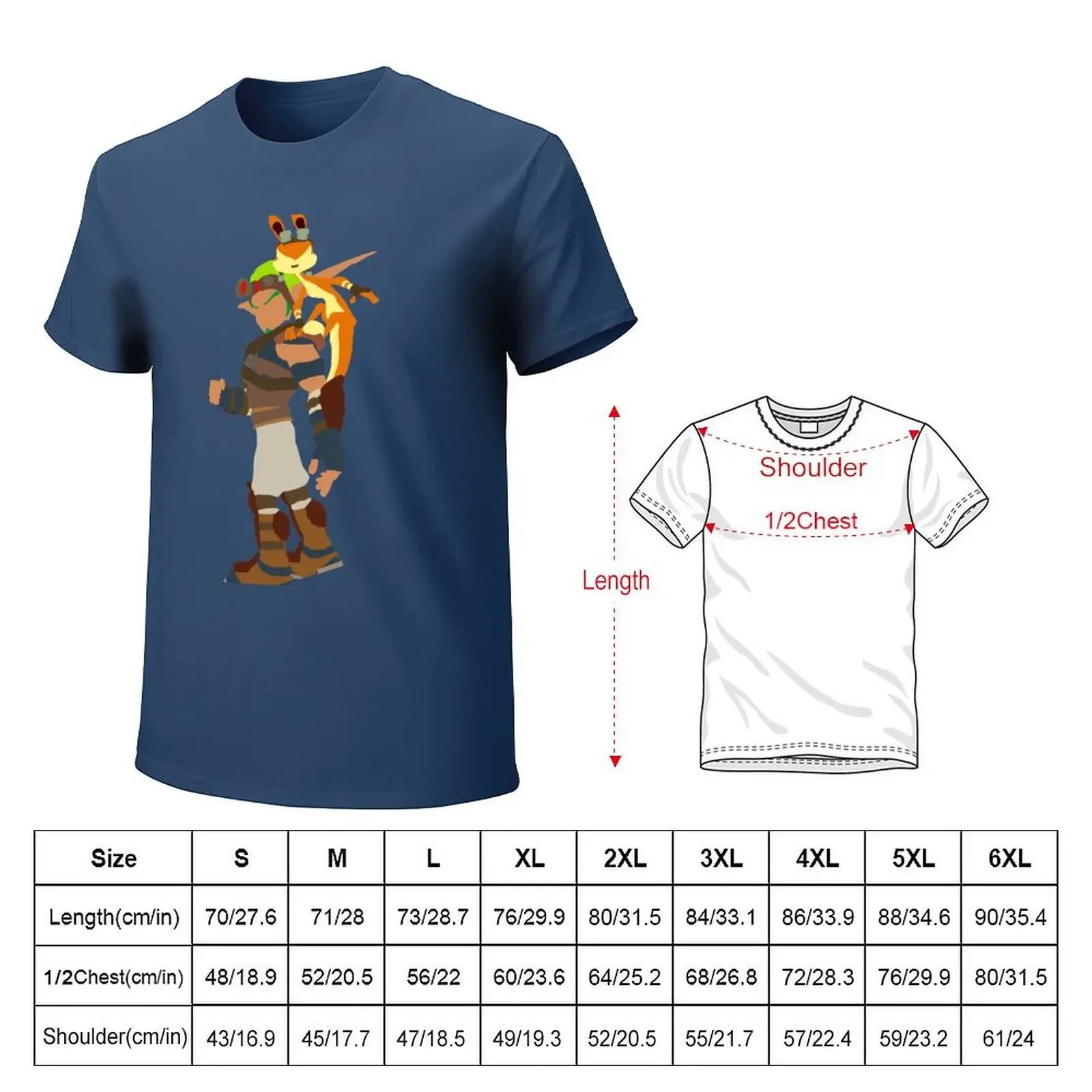 Jak & Daxter T-Shirt shirts graphic tees sublime customs Short sleeve tee mens t shirts pack