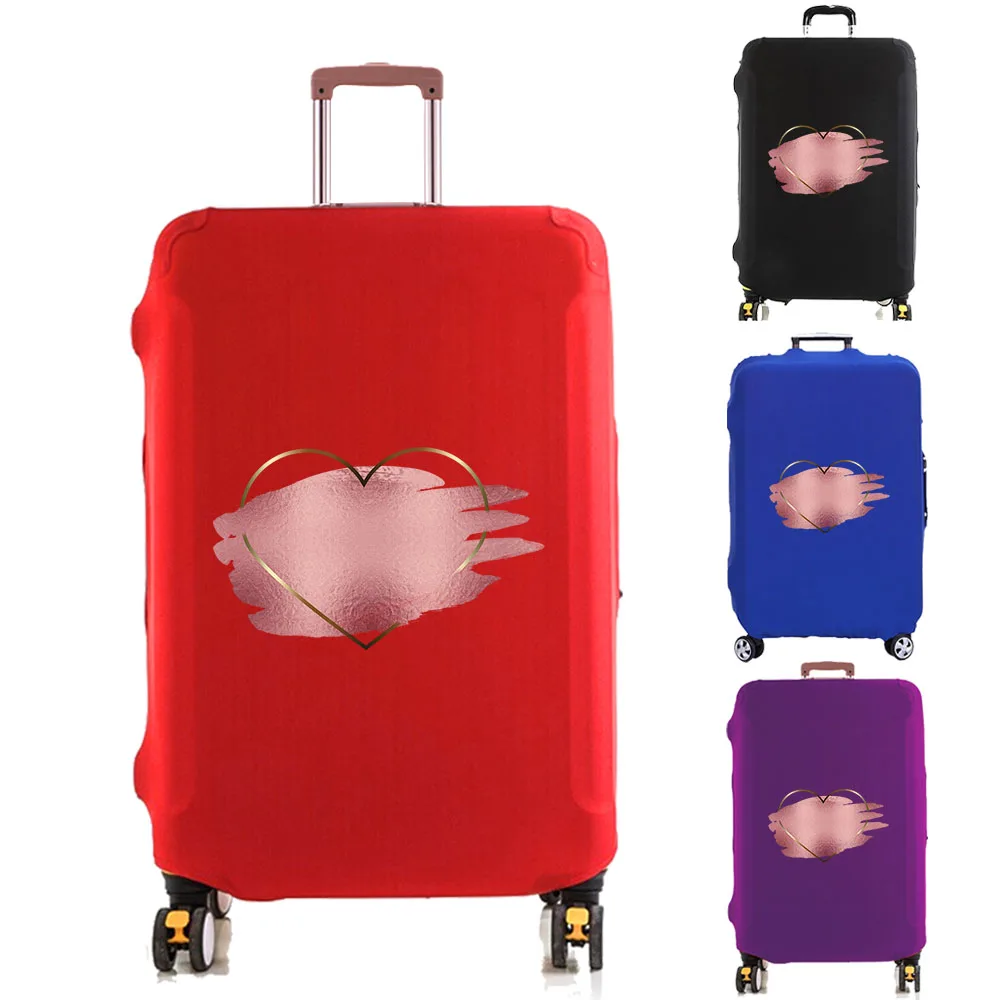 

Luggage Cover Suitcase Protector Mosaic Love Printed Thicker Elastic Dust Covered for 18-32 Inch Trolley Case Travel Accessories