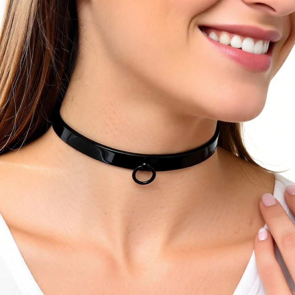 Acechannel Gold Black Silver Color Polished Stainless Steel Slave Choker Necklace Fetish Wear Woman Jewelry Women Necklace view 6