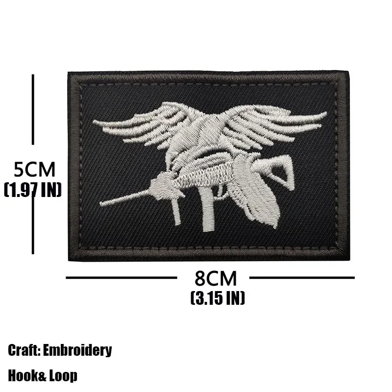 America USMC Navy Seals Team Embroidery Patch Special Force Military Tactical Patch Stickers On Clothing With Hook And Loop