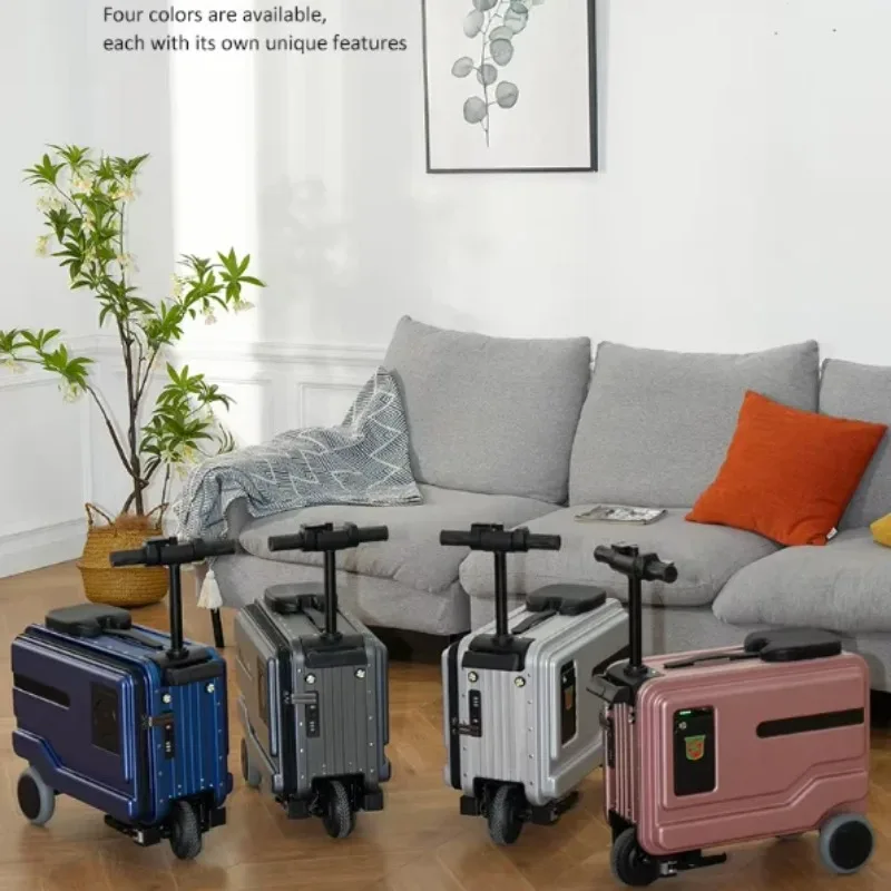 حقيبة سفر مبتكرة جديدة ذات سعة كبيرة وبطارية كهربائية وحقيبة عربة طويلة العمر