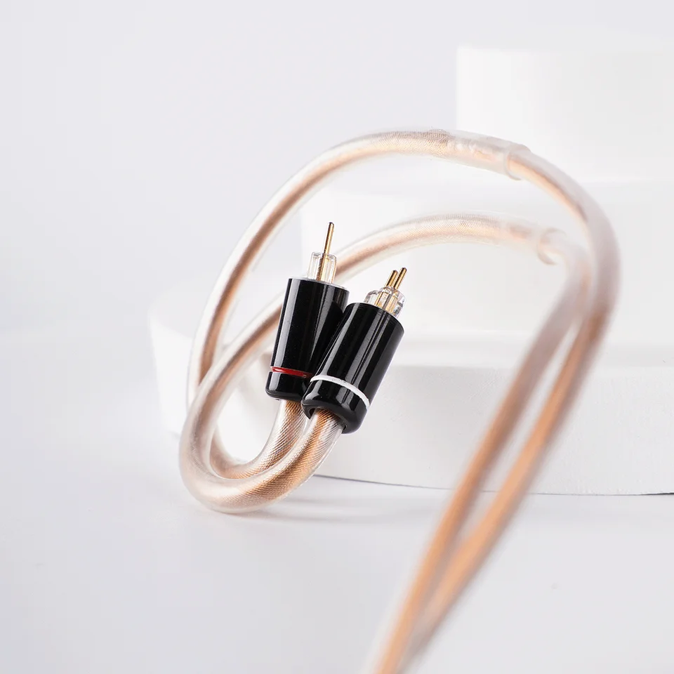 NICEHCK 2Pin HiFi イヤホンケーブル 金メッキ 7N OCC