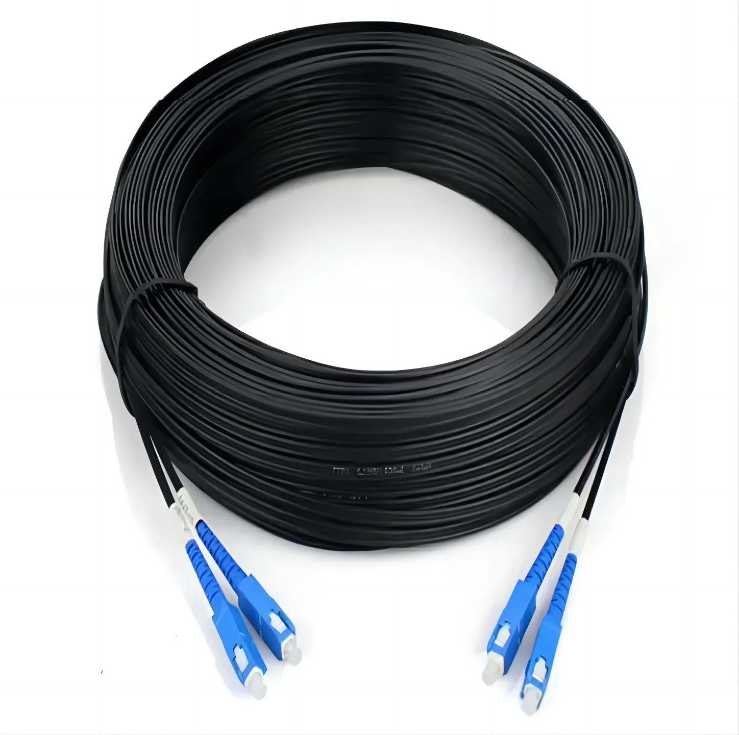 FTTH SC/UPC SC/APC Jumper FTTH Cable de caída de fibra óptica para exteriores G657A, Cable de parche de Cable óptico