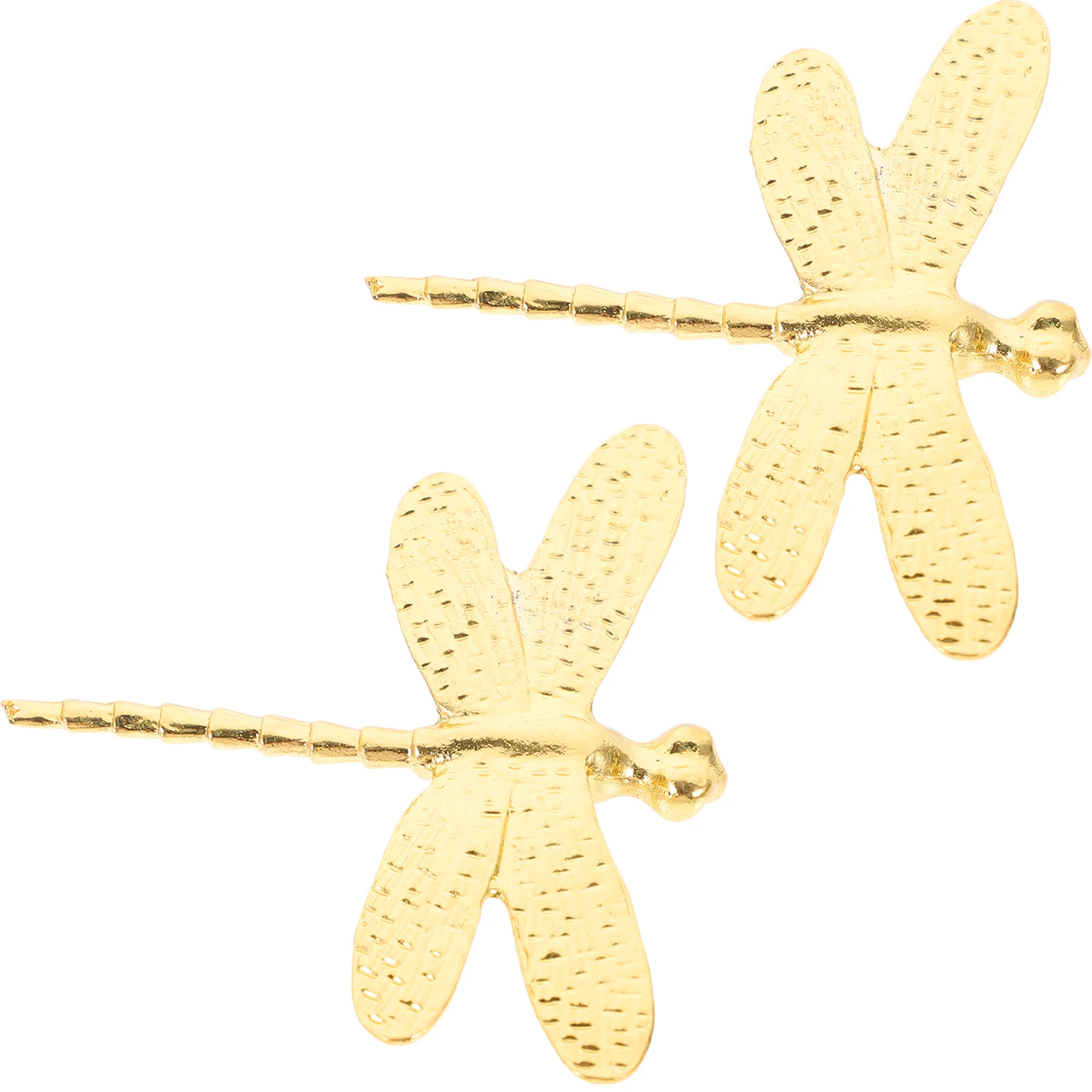 

2 Pcs Brass Handle Drawer Pulls Clothing Decorative Knob Cabinet Retro Door Zinc Alloy Handles Dresser Hardware