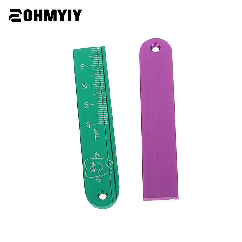 Aluminium Dental Endo Rulers High Quality Span Measure Scale Endodontic Finger Rulers Dentist Tools Materials