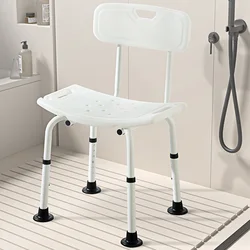 Asiento elevador portátil con mango único, silla para ancianos, cómoda bañera, taburete de transferencia Duschstuhl Mit Rückenlehne dusjsty
