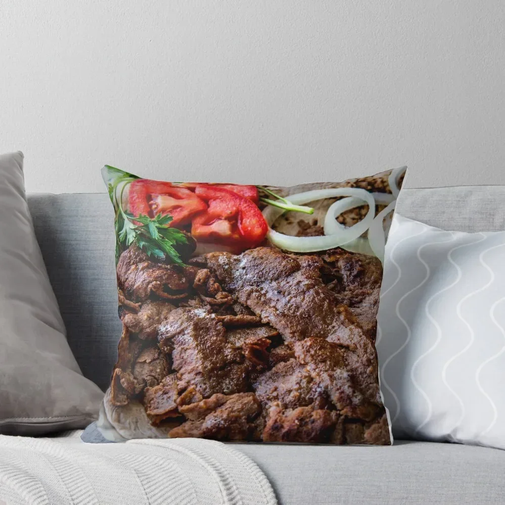 Turkish Doner Kebab Throw Pillow Couch Pillows Christmas Pillow Sitting Cushion Pillow