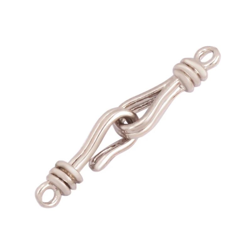 Trendy 18K Gold Plated Connector Hook,Unique Retro Antique Gold Clasp DIY Bracelet Necklace Components Accessories Supplies L40