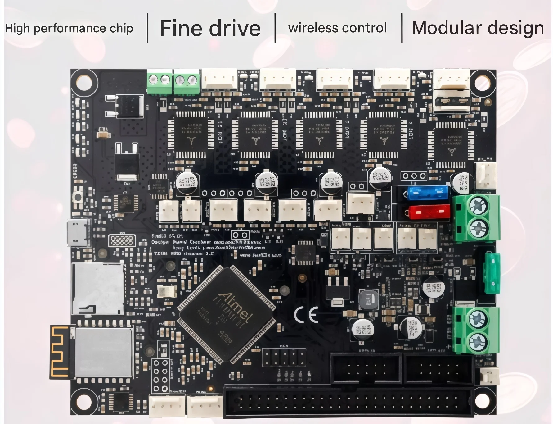 Makerbase MKS Duet2 WiFi 3D printer motherboard with Duex5 4.3/7.0-inch display