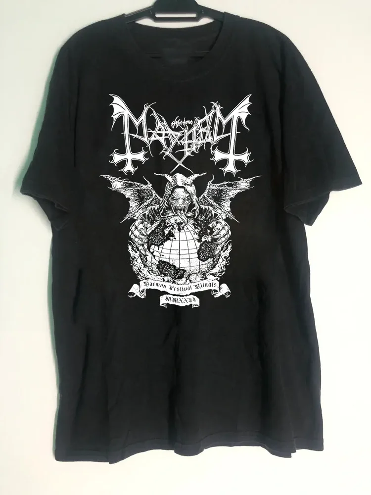 Rare Mayhem Daemon Festival Rituals Gift For Fan Unisex S to 5XL T-shirt  High Quality 100%Cotton Short Sleeve