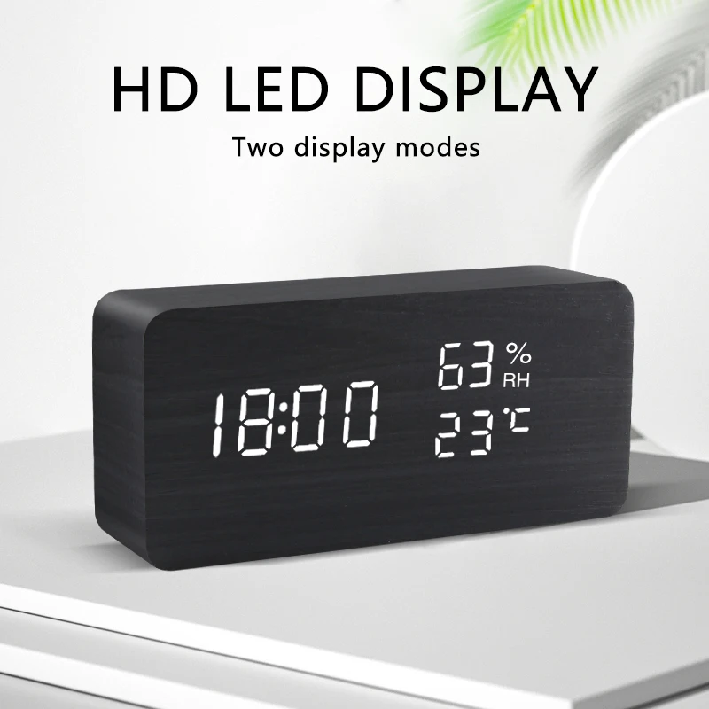 Wooden Digital Clock - Cartoka