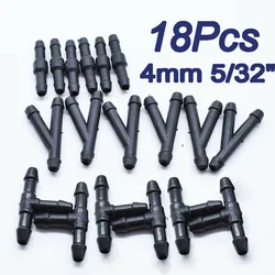 18Pcs Car Windshield Washer Hose Connector Water Tube T/Y/I Type Splitter Fittings Nozzle Hose Connector Car Parts