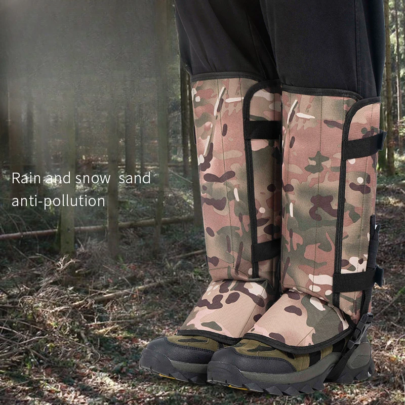 غطاء ثلجي لتسلق الجبال خارجي ، للمشي في الصحراء ، مقاوم للرياح ، مقاوم للرمال ، ساق ، تزلج ، غطاء قدم مقاوم للماء #1