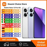 Global Version Xiaomi Redmi Note 13 Pro Plus 5G 256GB/512GB MTK Dimensity 7200-Ultra 6.67'' 3D-Curved 1.5K 120Hz Display 200MP