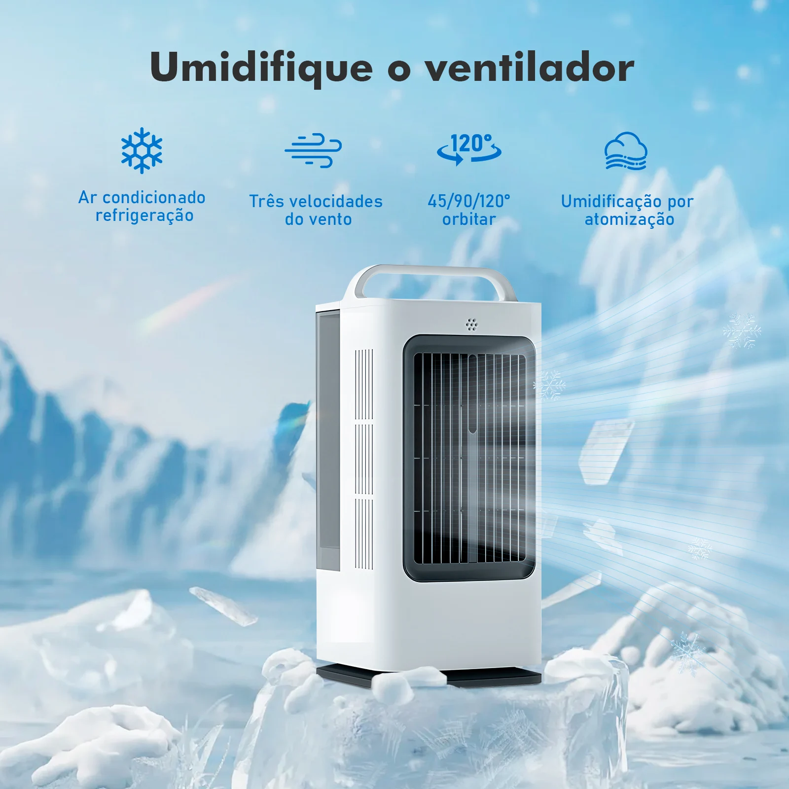 Portable Air Conditioning, Portable Air Conditioning, Mini Air Conditioning, Air Cooler, Mini Portable Air Conditioner, From Brazil