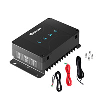 Renogy 12V 50A DC to DC Battery Charger with MPPT, On-Board Battery for Gel, AGM, Flooded and Lithium Batteries, Using Multi-Sta