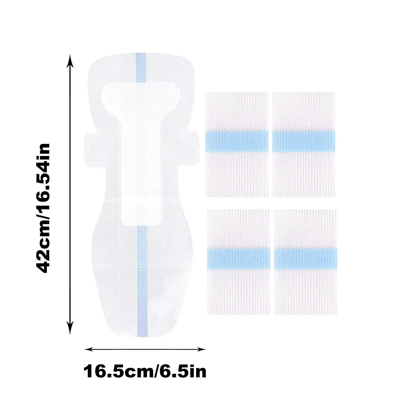 240mm Invisible Silicone Waterproof Stickers for Swimming Reusable Intimate Care Patches for Beach Activities 4 core replacement