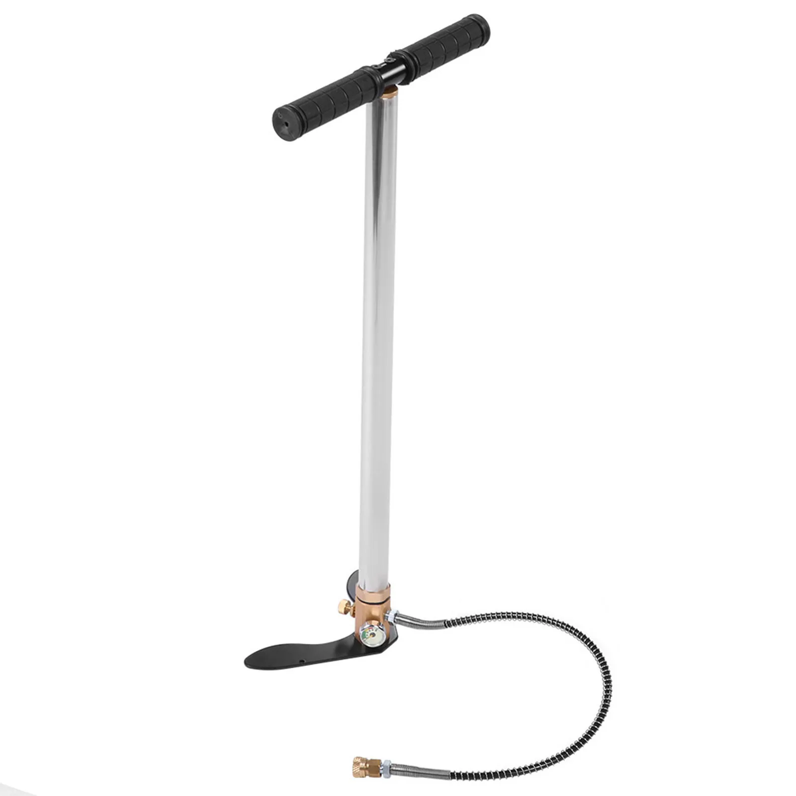 

4500psi Auto Motorcycle High Pressure Tire Inflator Hand Pump Stainless Steel Air Cycling Hand Pump Hand Pressure Tire Inflator