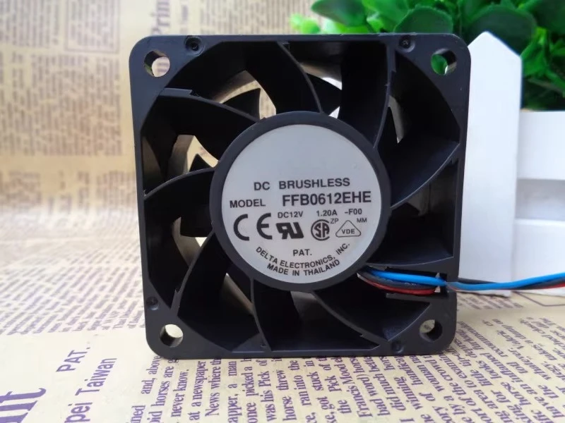 

Оригинальный вентилятор Delta FFB0612EHE 6038 12V 1.2A 6CM с двойным шарикоподшипником и высоким воздушным потоком, 5 шт.