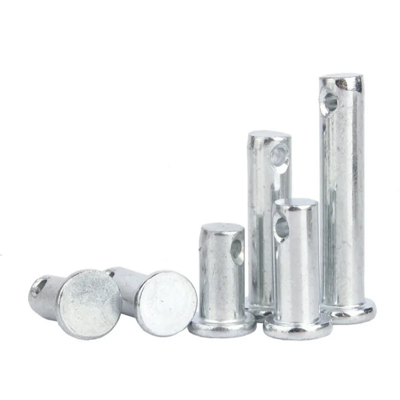 M4 M5 M6 M8 M10 M12 M14 M16 M18 Carbon Steel With Hole Pin Shaft Cotter Pin Set Flat Head Cylindrical Pins Plug Positioning Pins image 6