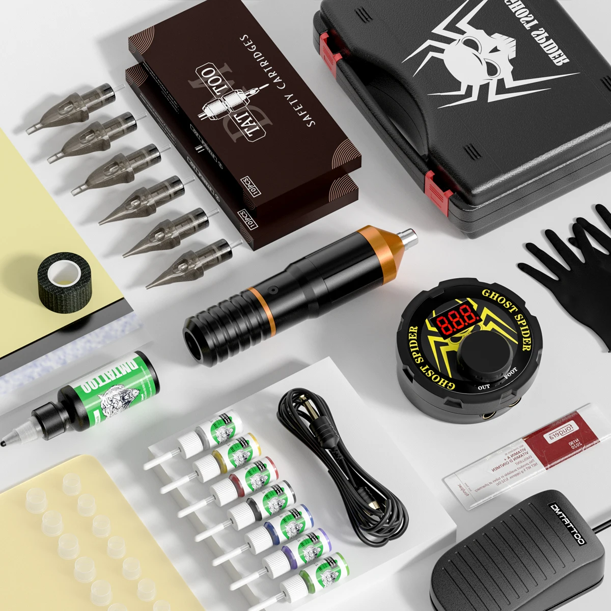 Hot Sale Professional Rotary Tattoo Machine Tattoo Kit Automatic Motor Tattoo Machine for Beginner