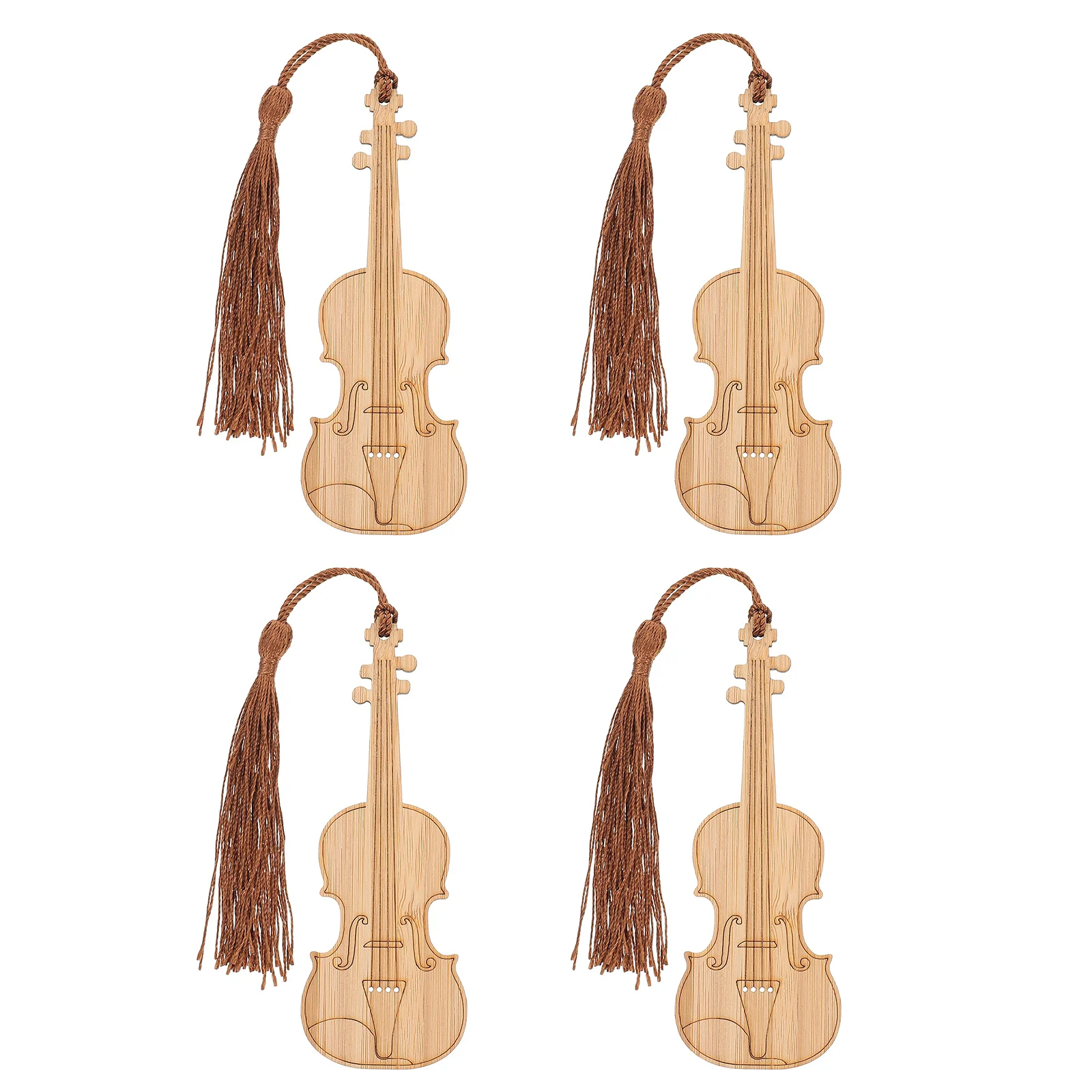 Book Marker Tassels Instrument Bookmark Violin Shape Bookmarks Modeling Markers Travel Design