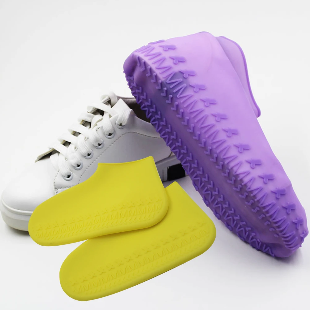 Rain Proof Shoes Cover Anti slip Silicone Shoe Protectors for Riding Hiking Snow Weather Outdoor Activities Water Resistant Shoe