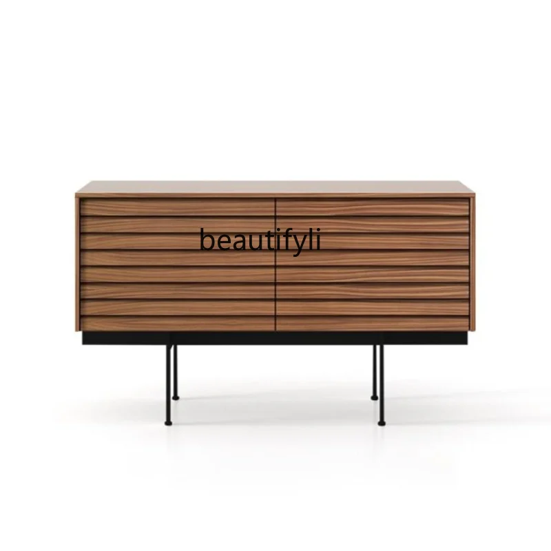 

Nordic Wood Color Sideboard Cabinet Minimalist Sofa Side Cabinet Simple Modern Side Cabinet Home Entrance Cabinet furniture