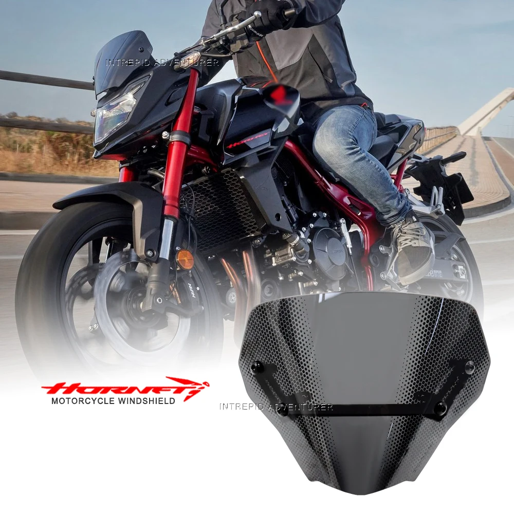 

Motorcycle Windshield Wind Screen Shield Deflector Protector Cover For HONDA CB750 CB 750 HORNET 2023