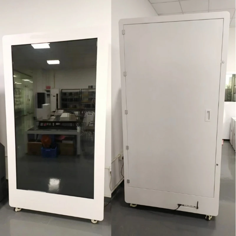 86 Inch Indoor 3D Hologram Interactive LCD Transparent Showcase With Touch Screen Advertising Display Hologram Showbox