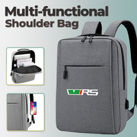 Car Logo USB Rechargeable Shoulder Bag Waterproof Laptop Backpack For Skoda Octavia Rapid Kodiaq Superb Derivative Karoq Fabia