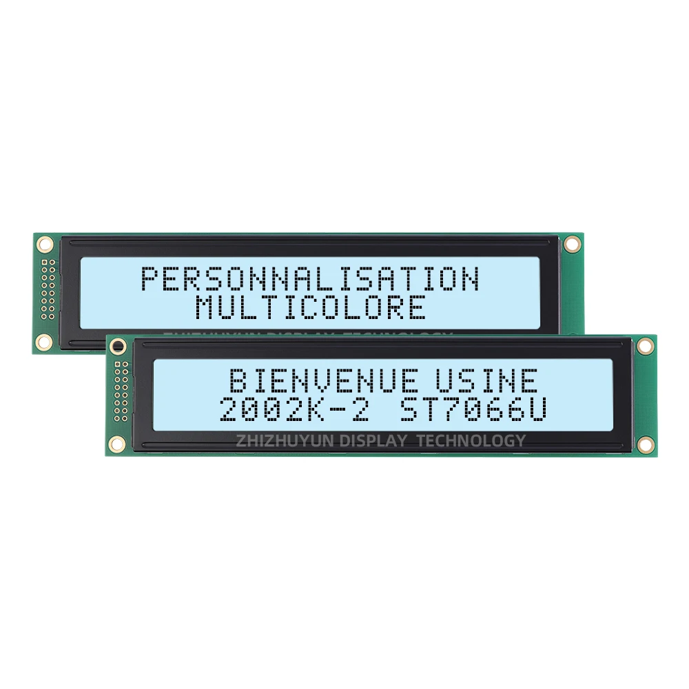 Trzyletnia gwarancja na europejski moduł LCD 2002K-2 z żółto-zieloną folią LCM duży ekran 180*40Mm długi pasek