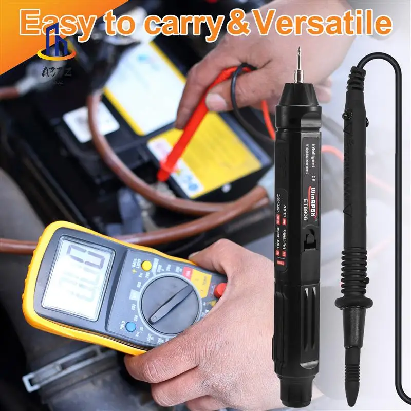 

A33Z-Winapex ET8906 Digital Multimeter Voltage Test Pen Capacitance Testor Phase Sequences Meter Screen Ohm Diode NVC Testor